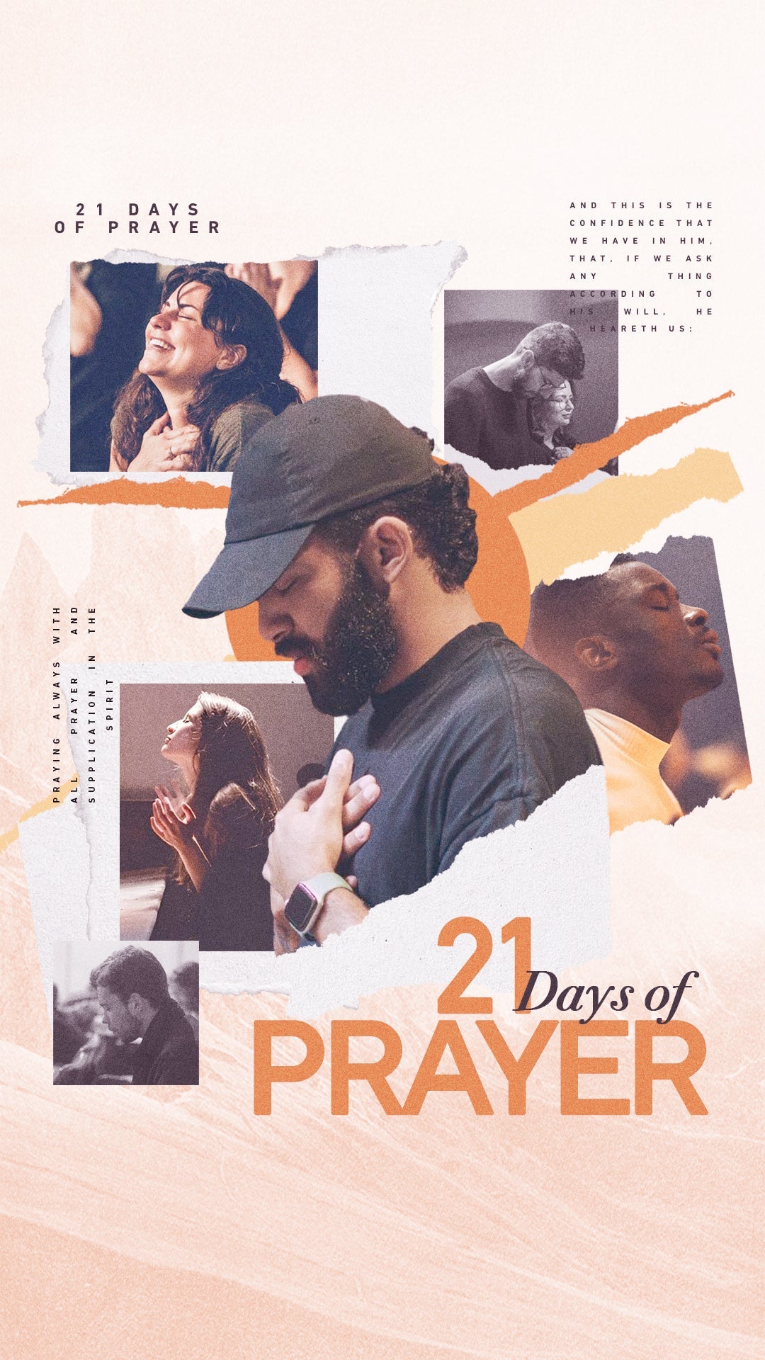 21 days of Prayer Fall Collage - Local Church Media