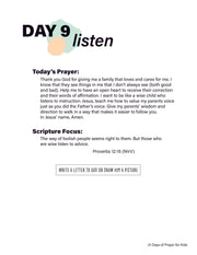 Renew My Soul 21 day Prayer & Fasting Kids Journal