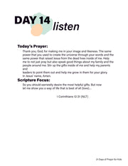 Renew My Soul 21 day Prayer & Fasting Kids Journal