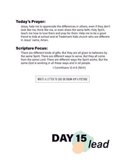 Renew My Soul 21 day Prayer & Fasting Kids Journal