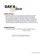 Renew My Soul 21 day Prayer & Fasting Kids Journal