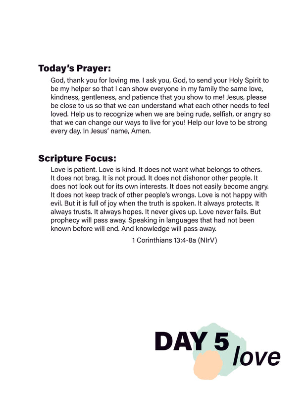 Renew My Soul 21 day Prayer & Fasting Kids Journal