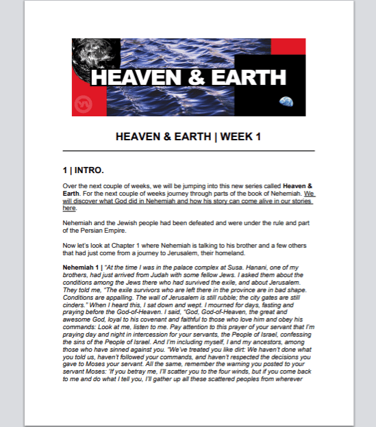 Heaven & Earth - Local Church Media