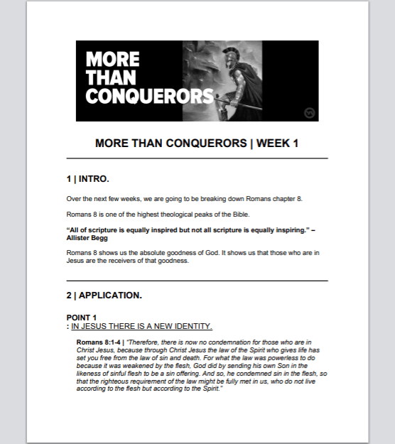 More Than Conquerors - Local Church Media