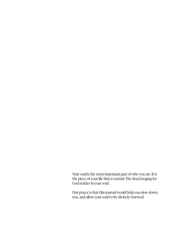 Renew My Soul 21 day Fasting & Prayer Journal - Local Church Media