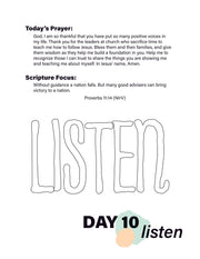 Renew My Soul 21 day Prayer & Fasting Kids Journal - Local Church Media