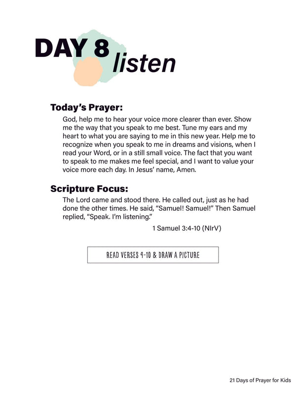 Renew My Soul 21 day Prayer & Fasting Kids Journal - Local Church Media