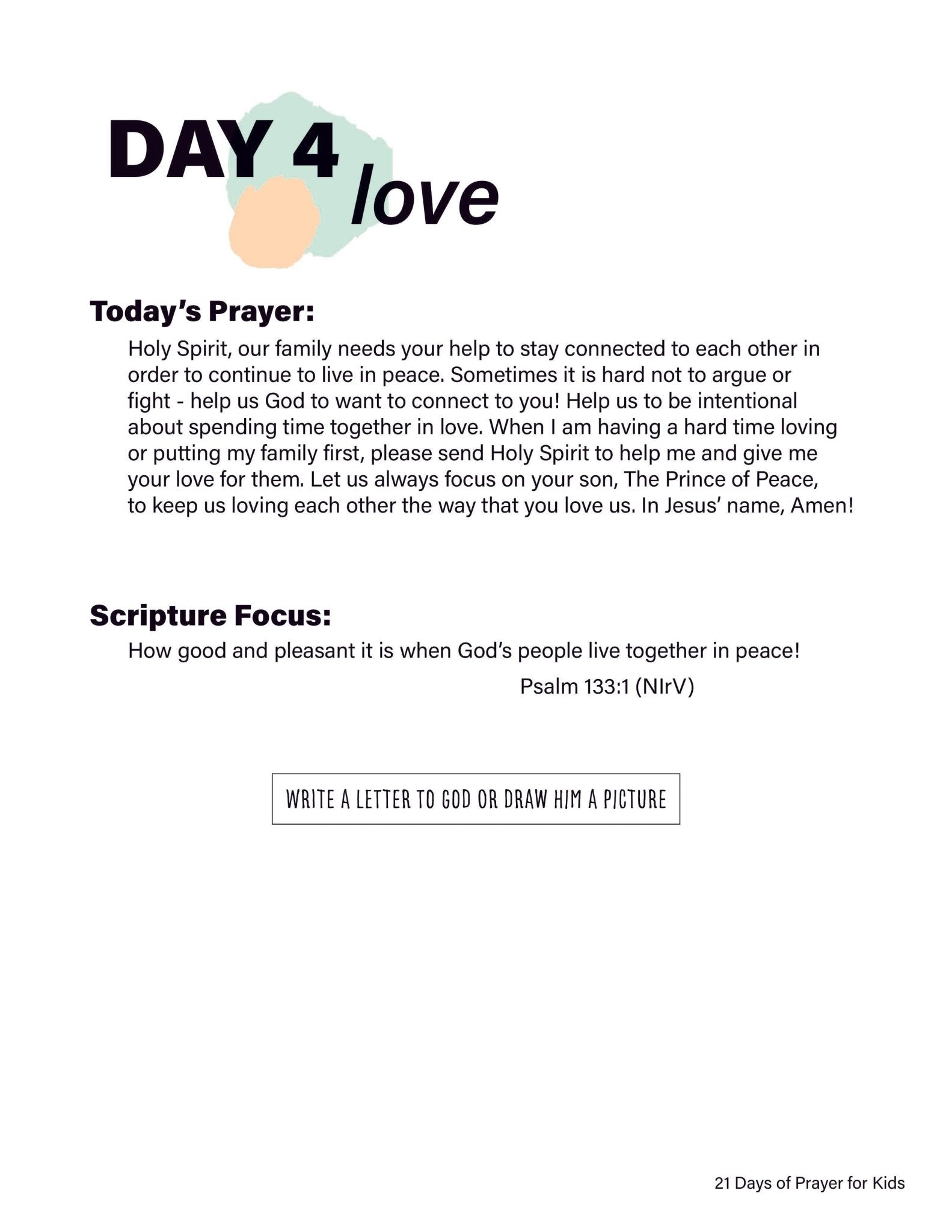Renew My Soul 21 day Prayer & Fasting Kids Journal - Local Church Media