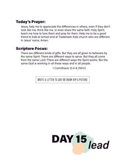 Renew My Soul 21 day Prayer & Fasting Kids Journal - Local Church Media