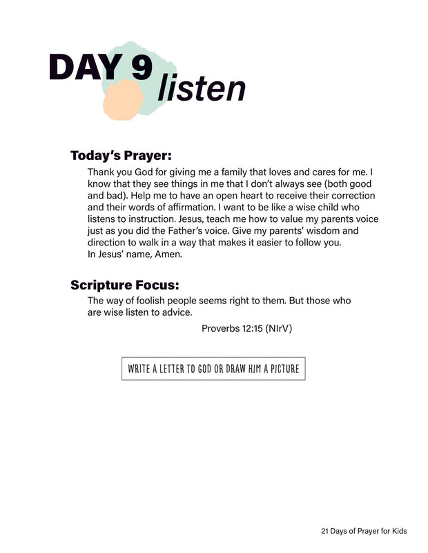 Renew My Soul 21 day Prayer & Fasting Kids Journal - Local Church Media