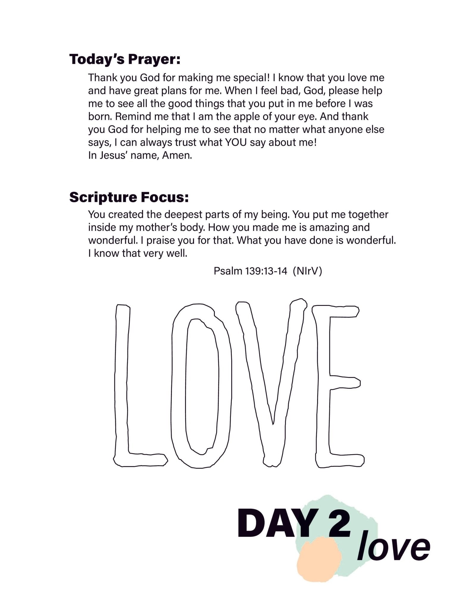Renew My Soul 21 day Prayer & Fasting Kids Journal - Local Church Media