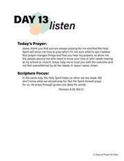 Renew My Soul 21 day Prayer & Fasting Kids Journal - Local Church Media