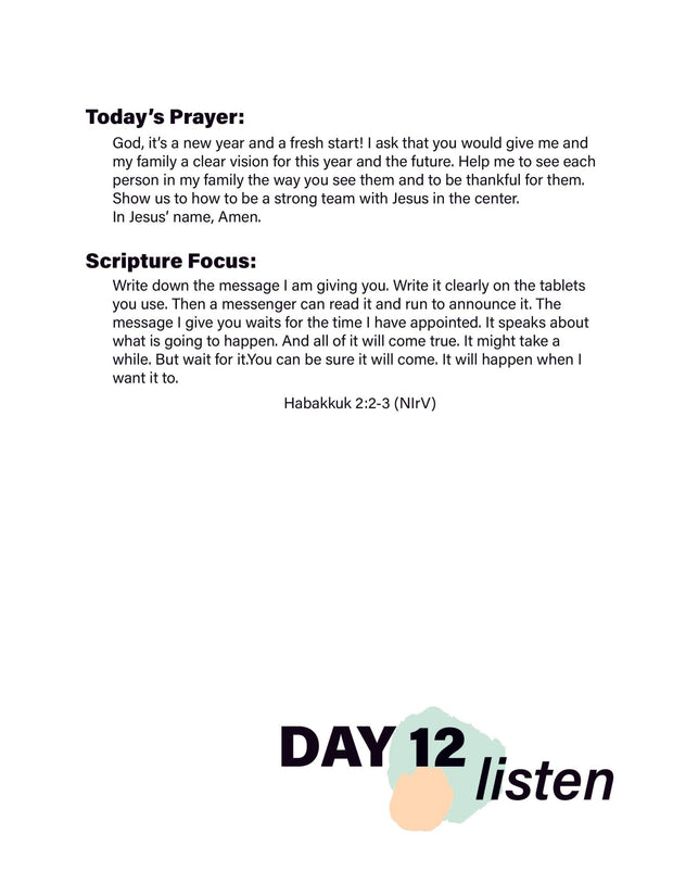 Renew My Soul 21 day Prayer & Fasting Kids Journal - Local Church Media