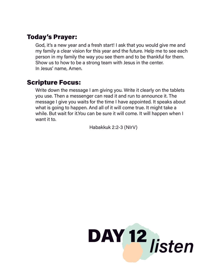 Renew My Soul 21 day Prayer & Fasting Kids Journal - Local Church Media